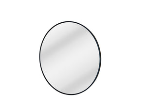 Georgia Round Wall Mirror: Black Frame - elegant and functional accent pieces for any room | Image 2 | InSTYLE Home & Rugs