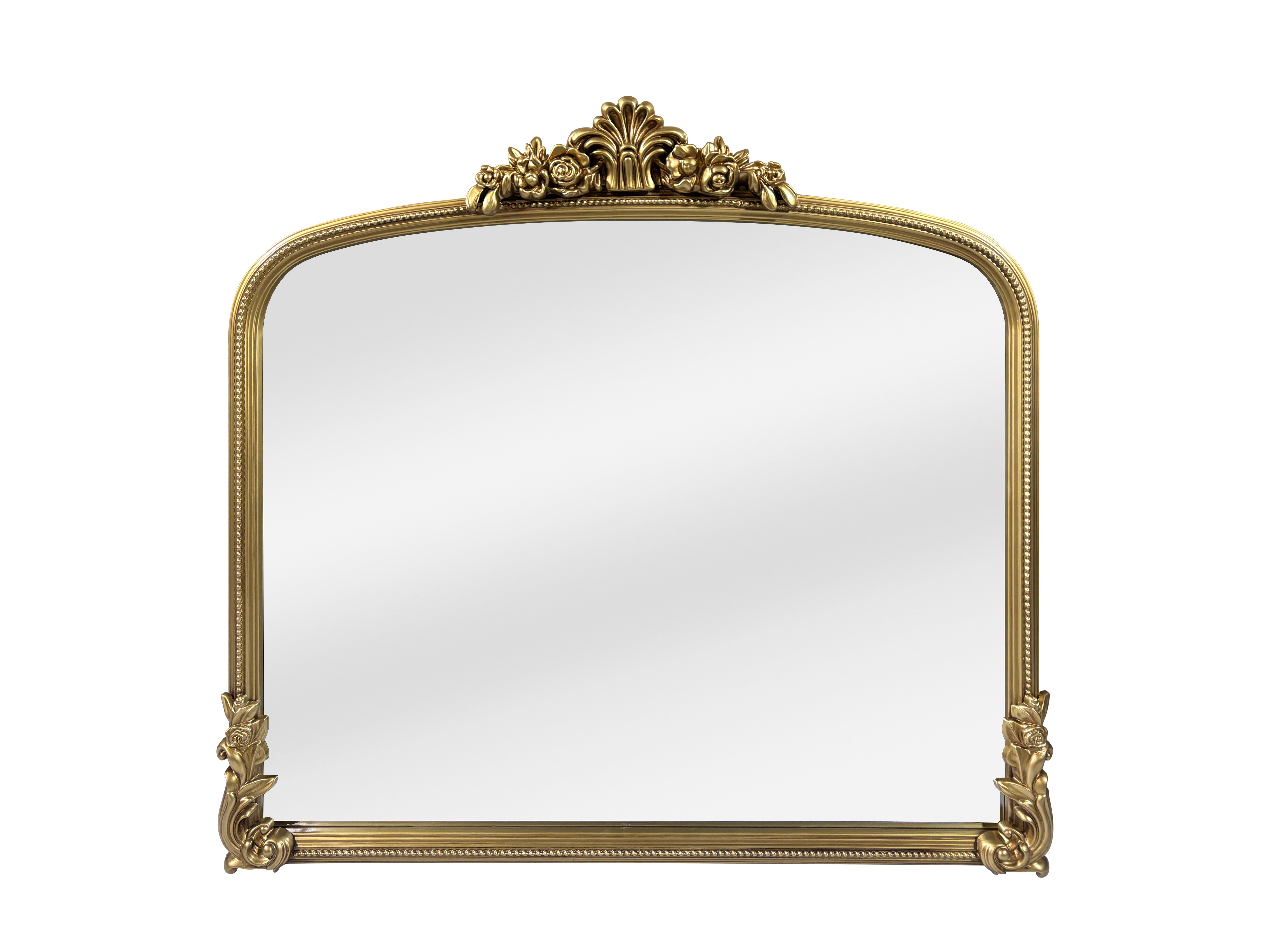 Eleanor Wall Mirror: Country Gold Frame - perfect for enhancing light and creating a sense of space | Image 1 | InSTYLE Home & Rugs