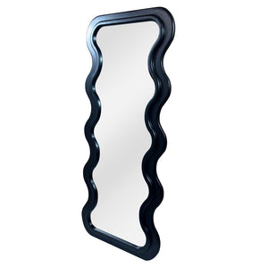 Marlon Floor Mirror: Matte Black Frame - elegant and functional accent pieces for any room | Image 3 | InSTYLE Home & Rugs