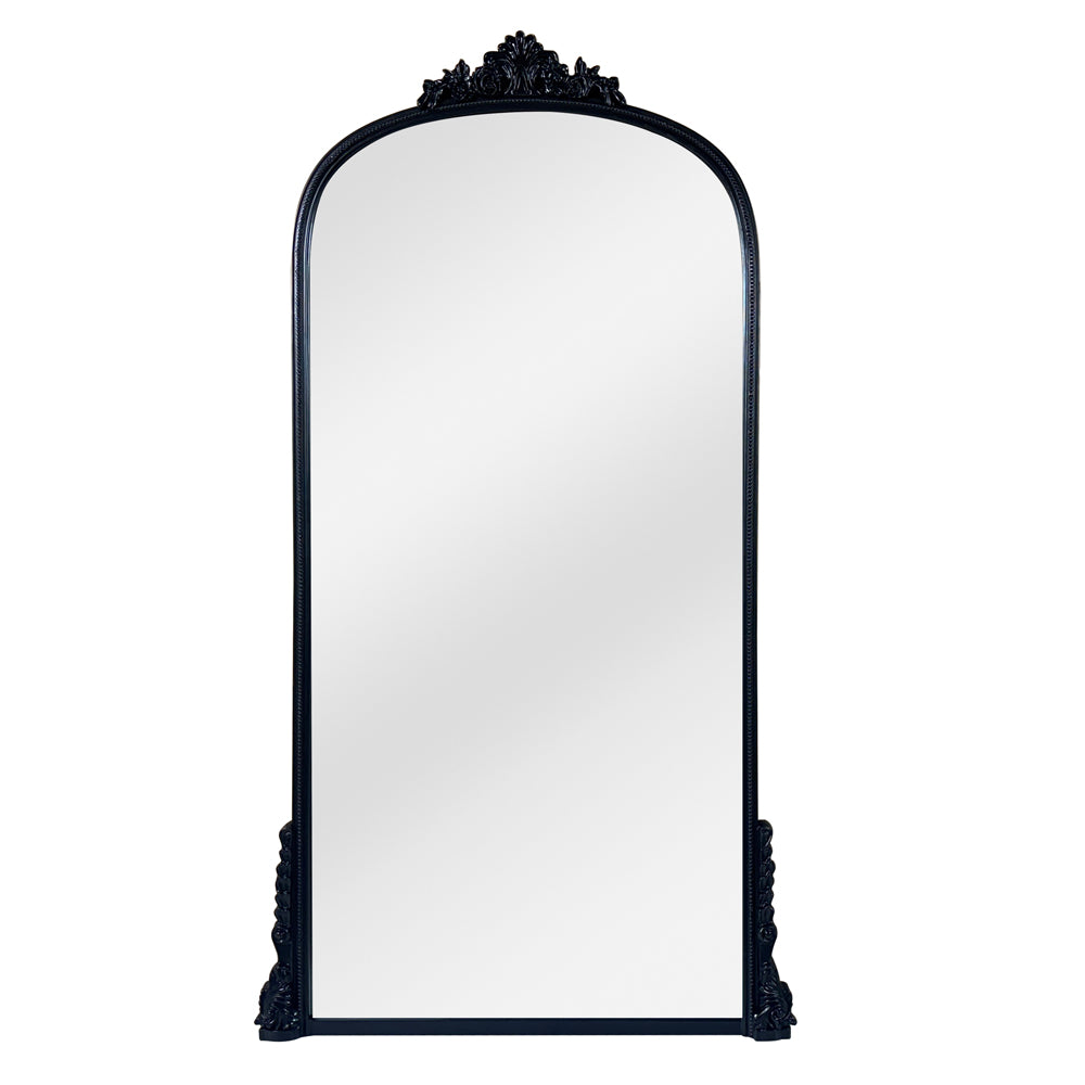 Lorraine Floor Mirror-Matte Black Frame - elegant and functional accent pieces for any room | Image 2 | InSTYLE Home & Rugs