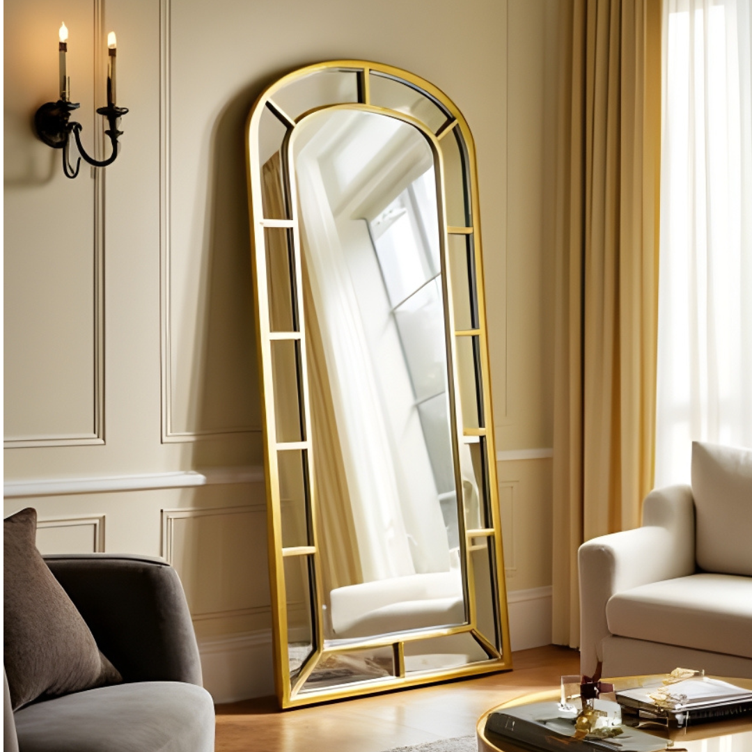 Wesley Floor Mirror - elegant and functional accent pieces for any room | Image 1 | InSTYLE Home & Rugs