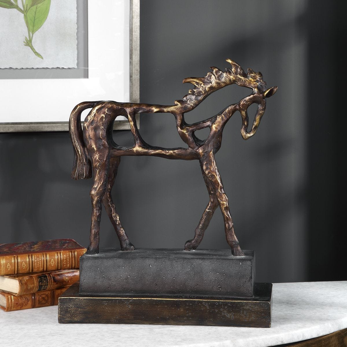 Titan Horse Sculpture - decor accents and accessories for every room | Image 1 | InSTYLE Home & Rugs