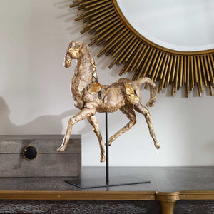 Caballo Dorado Sculpture - modern accessories for a personalized living space | Image 1 | InSTYLE Home & Rugs