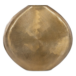 Gretchen Vase, Gold - elegant vase for adding a touch of style to any room | Image 2 | InSTYLE Home & Rugs