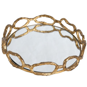 Cable Chain Tray, Gold - available in various shapes, sizes, and materials | Image 4 | InSTYLE Home & Rugs
