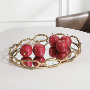 Cable Chain Tray, Gold - available in various shapes, sizes, and materials | Image 6 | InSTYLE Home & Rugs