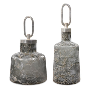 Storm Bottles, S/2 - stylish home accessories to complete your decor | Image 2 | InSTYLE Home & Rugs