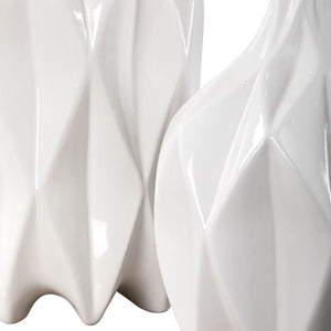 Klara Bottles, White, S/2 - decor accents and accessories for every room | Image 6 | InSTYLE Home & Rugs