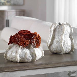 Urchin Vases, S/2 - stylish home accessories to complete your decor | Image 1 | InSTYLE Home & Rugs