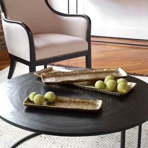 Artisan Trays, Antique Gold, S/3 - modern accessories for a personalized living space | Image 1 | InSTYLE Home & Rugs
