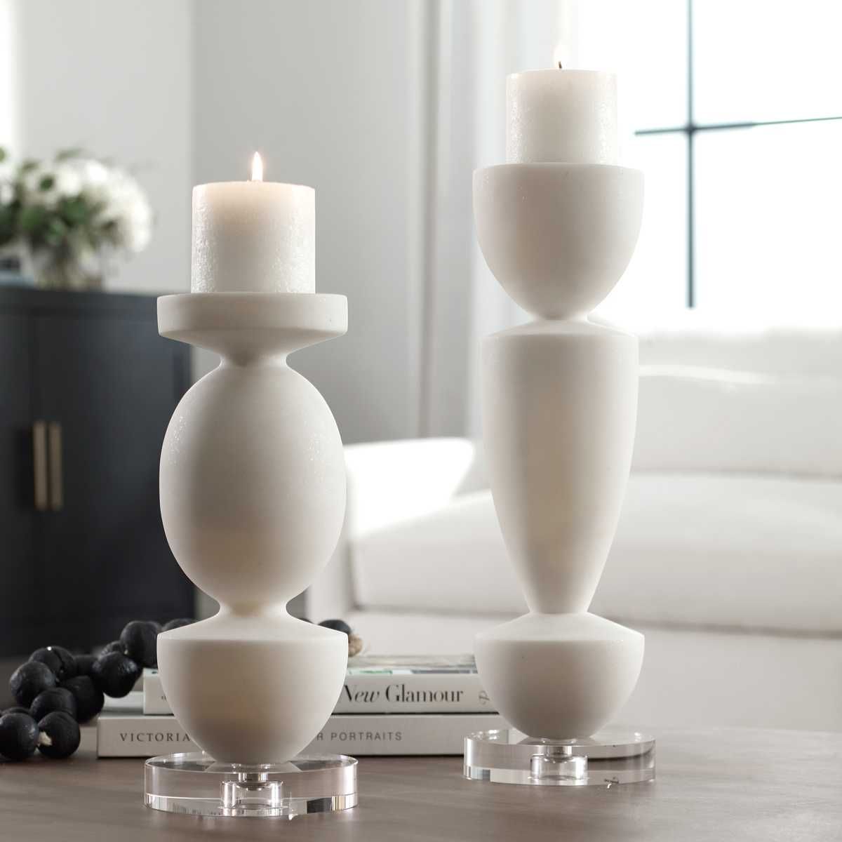 Lido Candleholders, S/2 - stylish home accessories to complete your decor | Image 1 | InSTYLE Home & Rugs