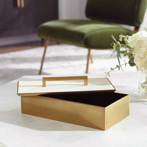Wessex Box, White - modern accessories for a personalized living space | Image 3 | InSTYLE Home & Rugs