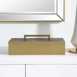 Wessex Box, Gray - modern accessories for a personalized living space | Image 1 | InSTYLE Home & Rugs