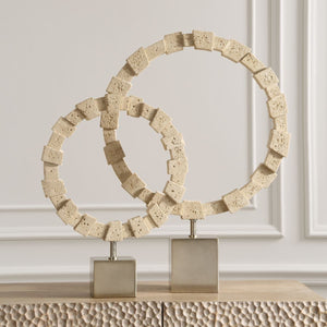 Ivory Fusion Rings, S/2 - modern accessories for a personalized living space | Image 1 | InSTYLE Home & Rugs