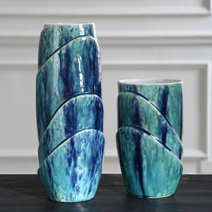 Tranquil Duo, Vases, S/2 - decor accents and accessories for every room | Image 3 | InSTYLE Home & Rugs