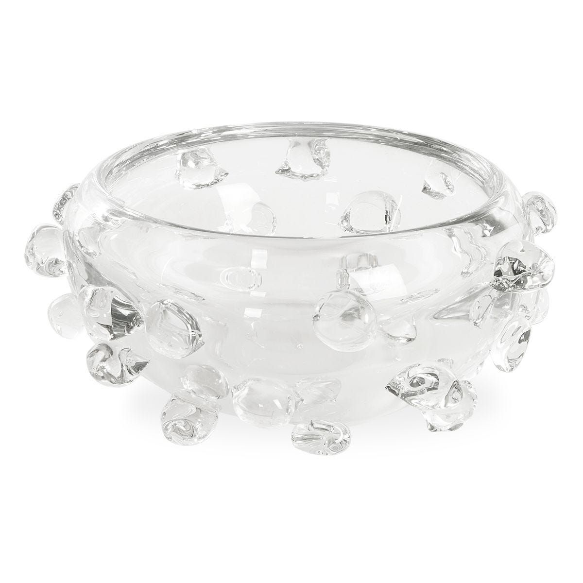 Aura, Glass Bowl - elegant decorative bowl for a unique centerpiece in any room | Image 2 | InSTYLE Home & Rugs