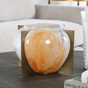 Amber Swirl, Vase - modern accessories for a personalized living space | Image 3 | InSTYLE Home & Rugs