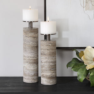 Shadowstone, Candleholders, S/2 - decor accents and accessories for every room | Image 1 | InSTYLE Home & Rugs