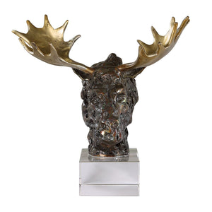Moose Bust, Sculpture - modern accessories for a personalized living space | Image 4 | InSTYLE Home & Rugs