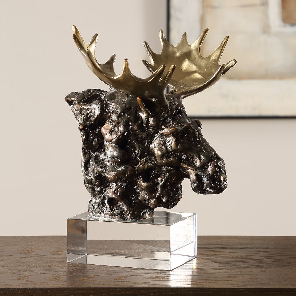 Moose Bust, Sculpture - modern accessories for a personalized living space | Image 1 | InSTYLE Home & Rugs