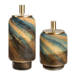 Celestial Tide Containers, S/2 - decor accents and accessories for every room | Image 2 | InSTYLE Home & Rugs