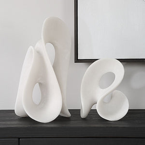 Silent Wave Indoor-Outdoor Sculptures, S/2 - decor accents and accessories for every room | Image 3 | InSTYLE Home & Rugs