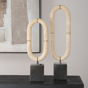Oval Fusion, Sculptures, S/2 - stylish home accessories to complete your decor | Image 1 | InSTYLE Home & Rugs