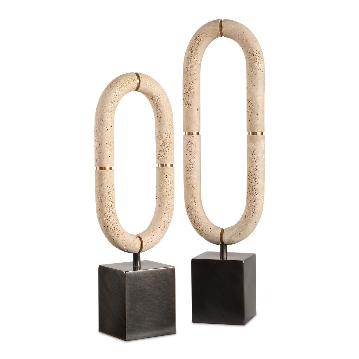 Oval Fusion, Sculptures, S/2 - stylish home accessories to complete your decor | Image 2 | InSTYLE Home & Rugs