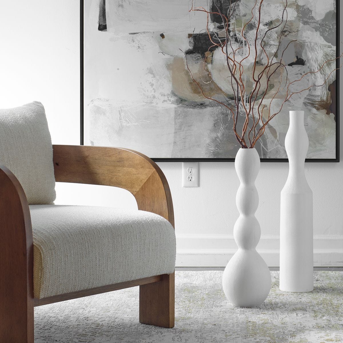 Forma Indoor-Outdoor Vases, Large, S/2 - stylish home accessories to complete your decor | Image 1 | InSTYLE Home & Rugs