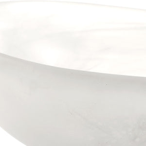Marchena Bowl, White - modern decorative bowl for displaying fruit or decorative items | Image 6 | InSTYLE Home & Rugs