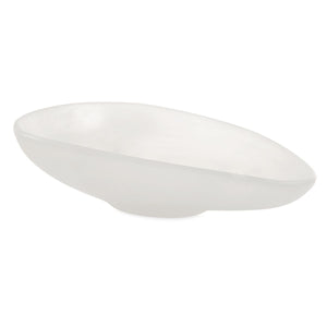 Marchena Bowl, White - modern decorative bowl for displaying fruit or decorative items | Image 2 | InSTYLE Home & Rugs