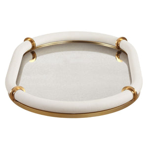 Cyprus, Oval Tray - stylish tray to organize and display your favorite items | Image 7 | InSTYLE Home & Rugs
