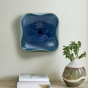 Blue Lagoon Indoor-Outdoor Bowl - modern decorative bowl for displaying fruit or decorative items | Image 4 | InSTYLE Home & Rugs