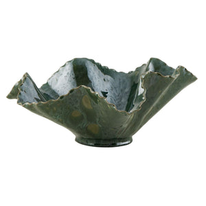 Verdant Bloom Indoor-Outdoor Bowl - elegant decorative bowl for a unique centerpiece in any room | Image 4 | InSTYLE Home & Rugs