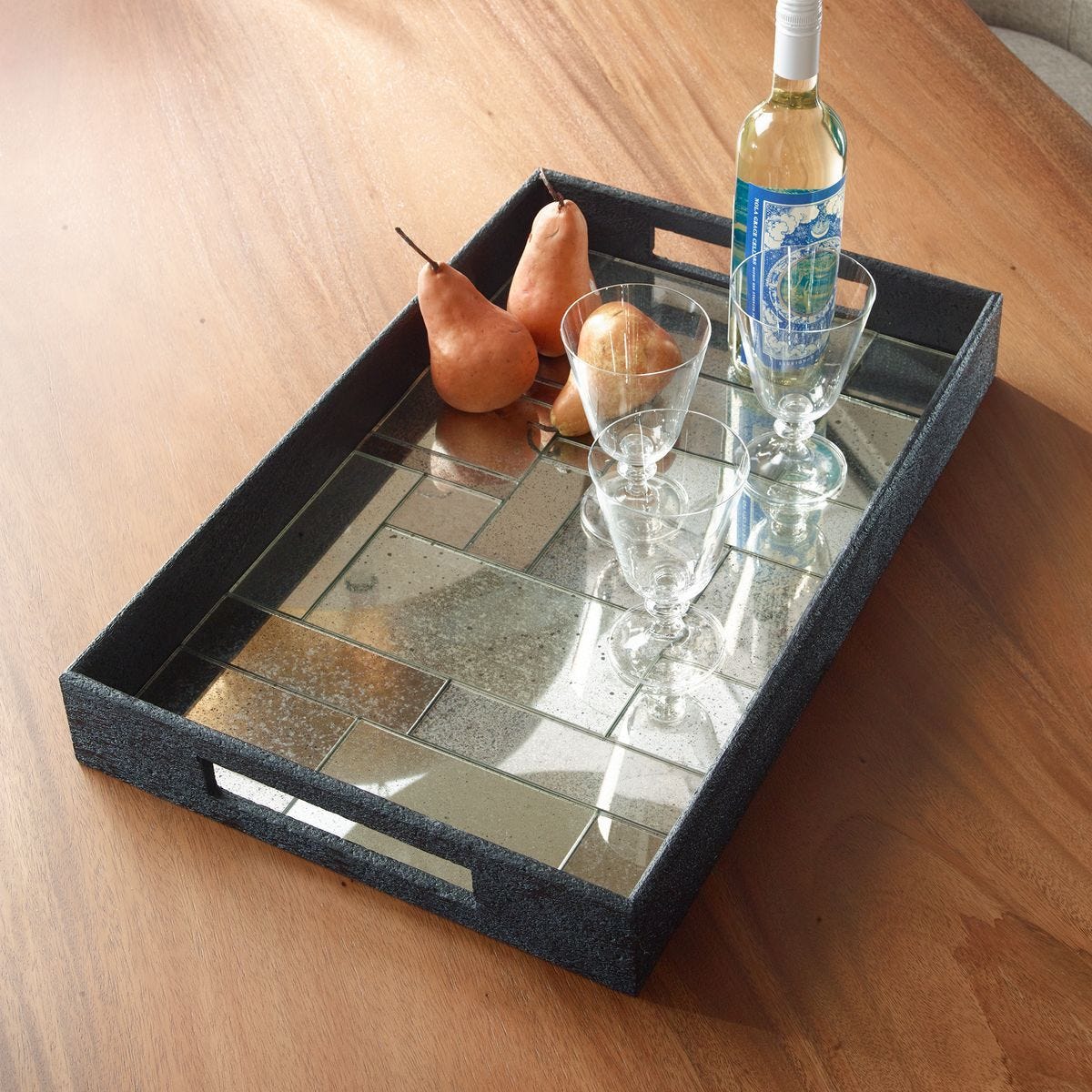 Modern Mosaic Tray - perfect for serving or as a decorative centerpiece | Image 1 | InSTYLE Home & Rugs