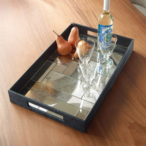 Modern Mosaic Tray - perfect for serving or as a decorative centerpiece | Image 1 | InSTYLE Home & Rugs