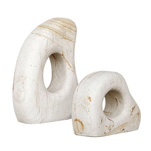 Stone Flow Indoor-Outdoor Sculptures, S/2 - modern accessories for a personalized living space | Image 4 | InSTYLE Home & Rugs
