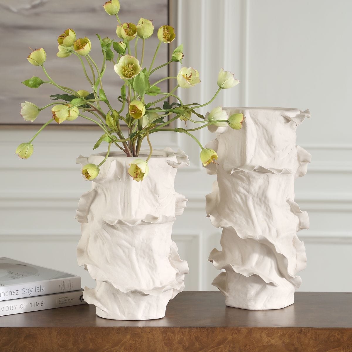 Ripple Crest Vases, S/2 - decor accents and accessories for every room | Image 1 | InSTYLE Home & Rugs