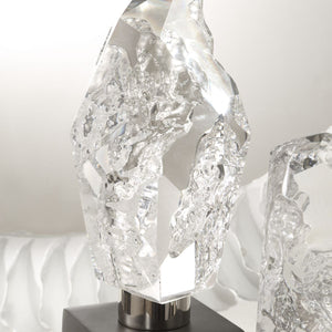 Crystal Peak Sculptures, S/2 - stylish home accessories to complete your decor | Image 4 | InSTYLE Home & Rugs