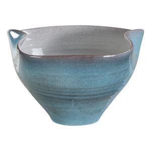 Blue Crest Bowl - elegant decorative bowl for a unique centerpiece in any room | Image 5 | InSTYLE Home & Rugs