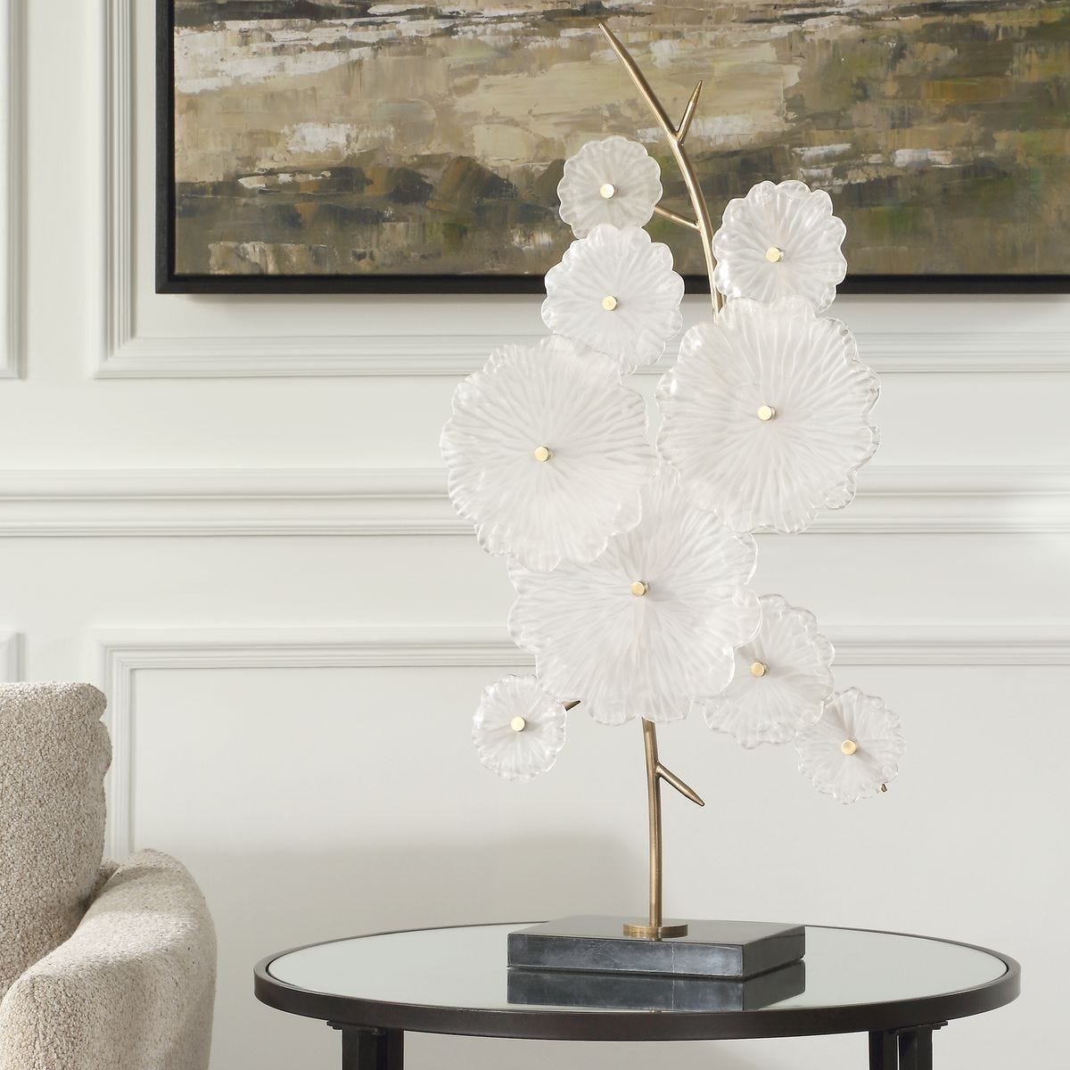 Glass Garden Sculpture - decor accents and accessories for every room | Image 1 | InSTYLE Home & Rugs
