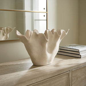 Sand Dune Indoor-Outdoor Bowl - modern decorative bowl for displaying fruit or decorative items | Image 1 | InSTYLE Home & Rugs