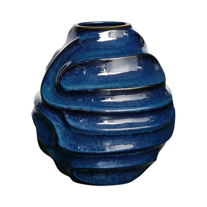Helix Swirl Indoor-Outdoor Vase - elegant vase for adding a touch of style to any room | Image 4 | InSTYLE Home & Rugs