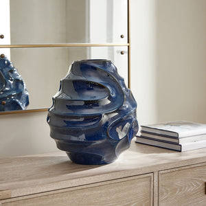 Helix Swirl Indoor-Outdoor Vase - elegant vase for adding a touch of style to any room | Image 3 | InSTYLE Home & Rugs