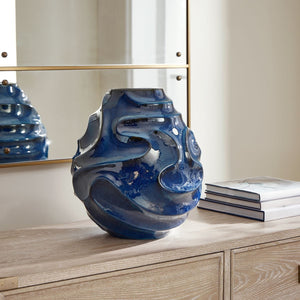 Helix Swirl Indoor-Outdoor Vase - elegant vase for adding a touch of style to any room | Image 1 | InSTYLE Home & Rugs