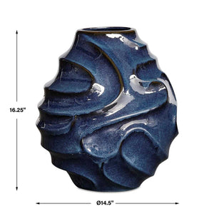 Helix Swirl Indoor-Outdoor Vase - elegant vase for adding a touch of style to any room | Image 6 | InSTYLE Home & Rugs