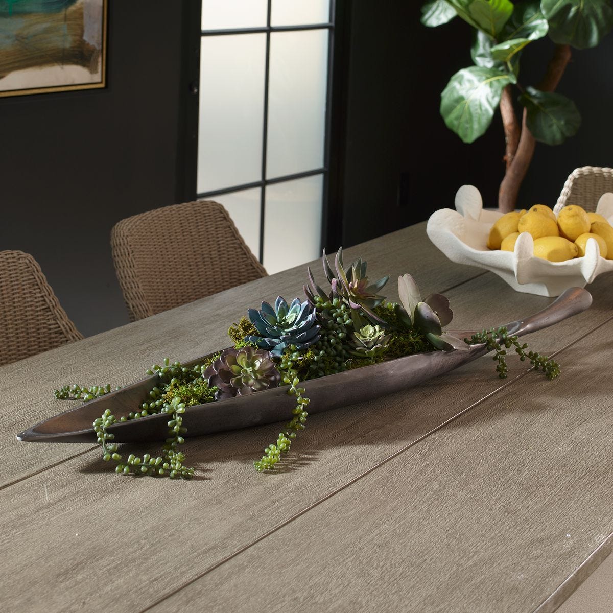 Leaflet Indoor-Outdoor Bowl - stylish decorative bowl to enhance your home decor | Image 1 | InSTYLE Home & Rugs