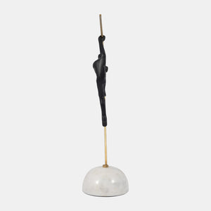 Gymnast On Pole, Black/Gold - stylish home accessories to complete your decor | Image 3 | InSTYLE Home & Rugs