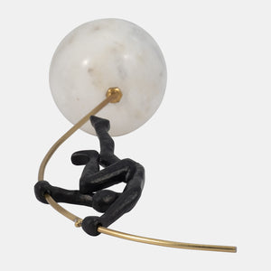 Gymnast On Pole, Black/Gold - stylish home accessories to complete your decor | Image 5 | InSTYLE Home & Rugs