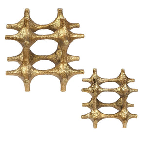 Gilded Connection Sculptures, S/2 - stylish home accessories to complete your decor | Image 5 | InSTYLE Home & Rugs
